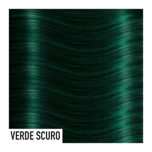 heat hair extensions verde-scuro